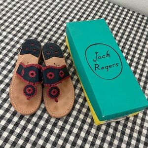 EUC Jack Rogers leather sandals, size 7